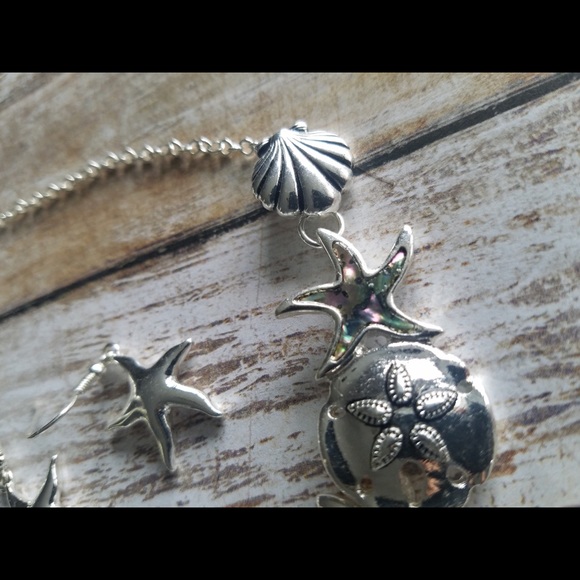 ☀️SALE☀️ Starfish abalone necklace set - Picture 4 of 7